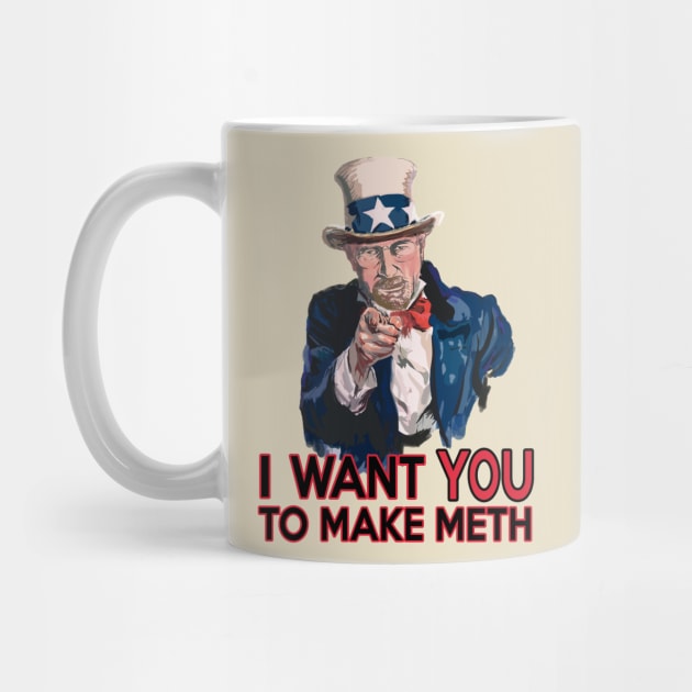 Walter White Uncle Sam by VintageTeeShirt